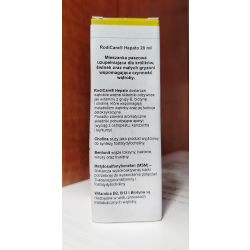 WYPRZEDAŻ !!! RodiCare Hepato 20 ml - wątroba pod kontrolą! - troszkę zmęczone opakowanie